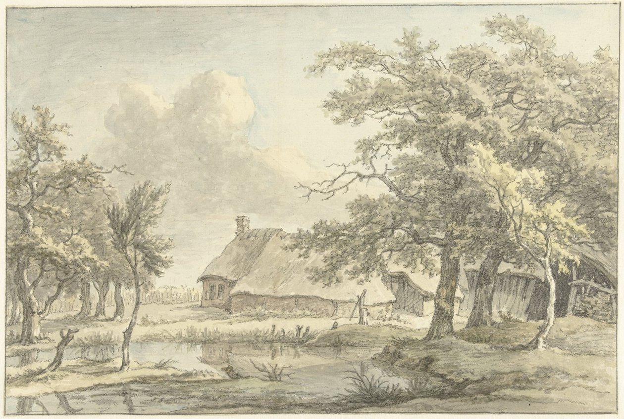 Bauernhof in Eext (Drenthe) von Egbert van Drielst