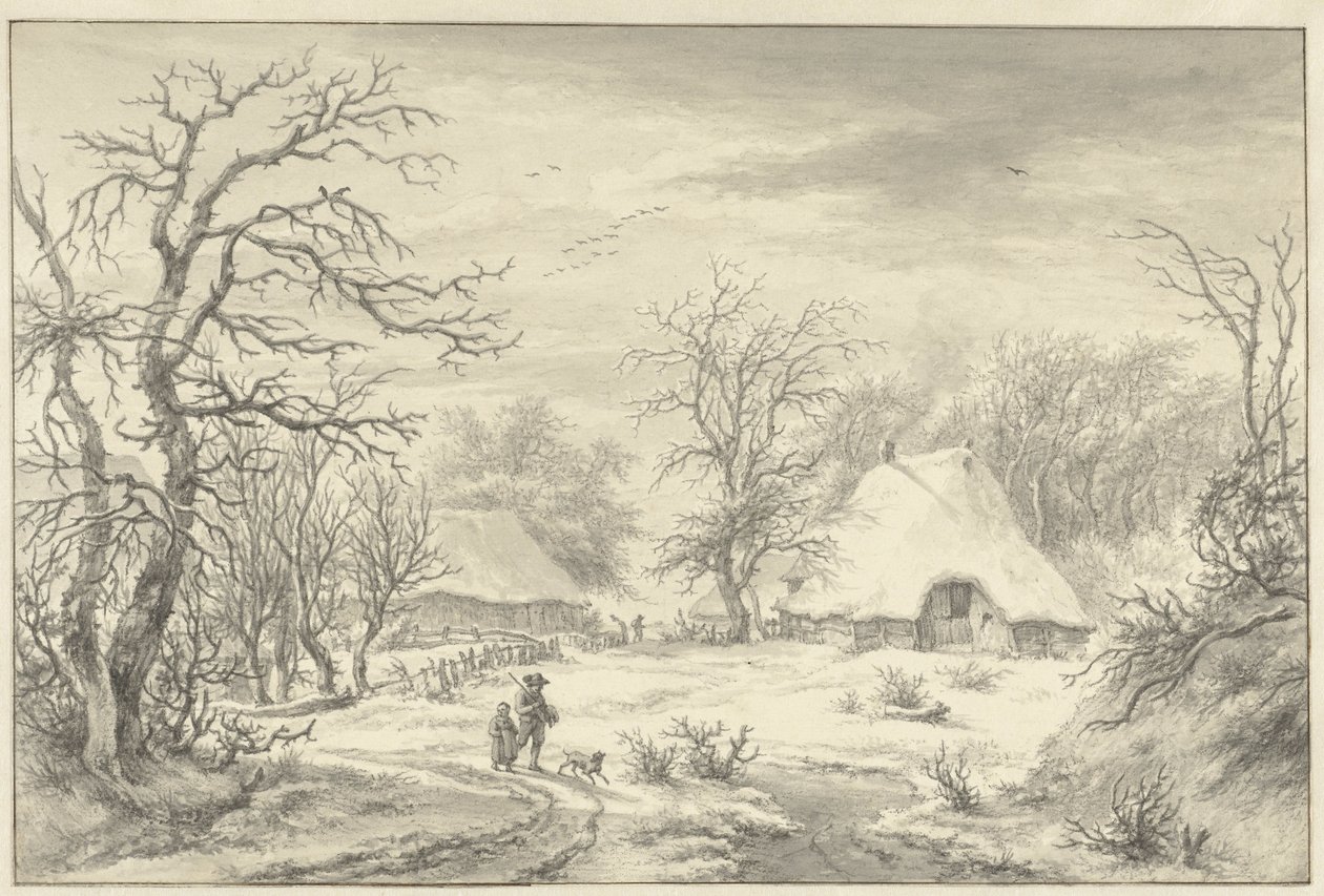 Winterlandschaft von Egbert van Drielst