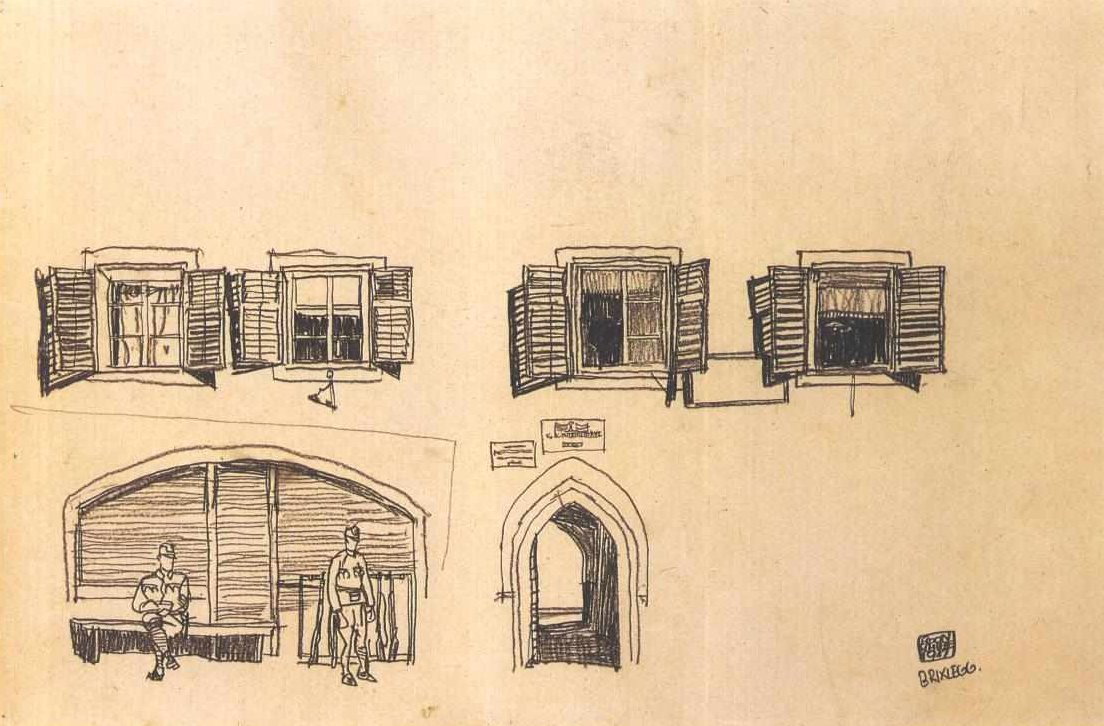 Filiale Brixlegg der k u k Konsumanstalt von Egon Schiele