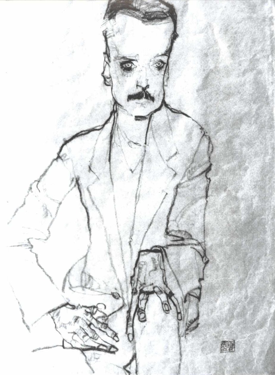 Porträt Eduard Kosmack von Egon Schiele