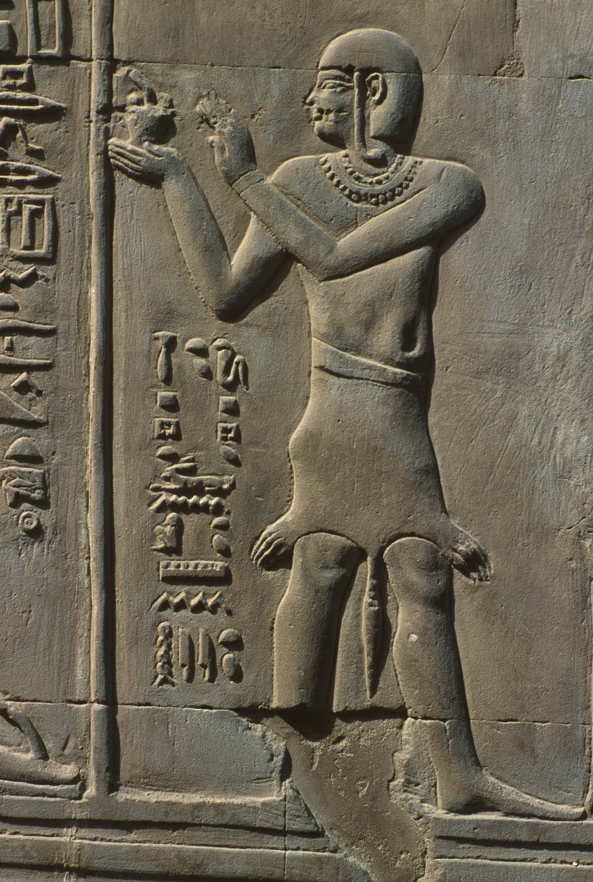 Detail eines Reliefs von Egyptian