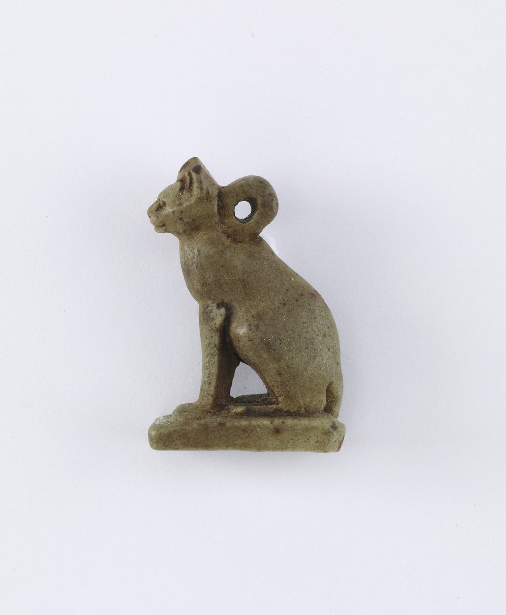 Sitzende Katze, möglicherweise Spätzeit oder Saite-Periode, 664-525 v. Chr. von Egyptian