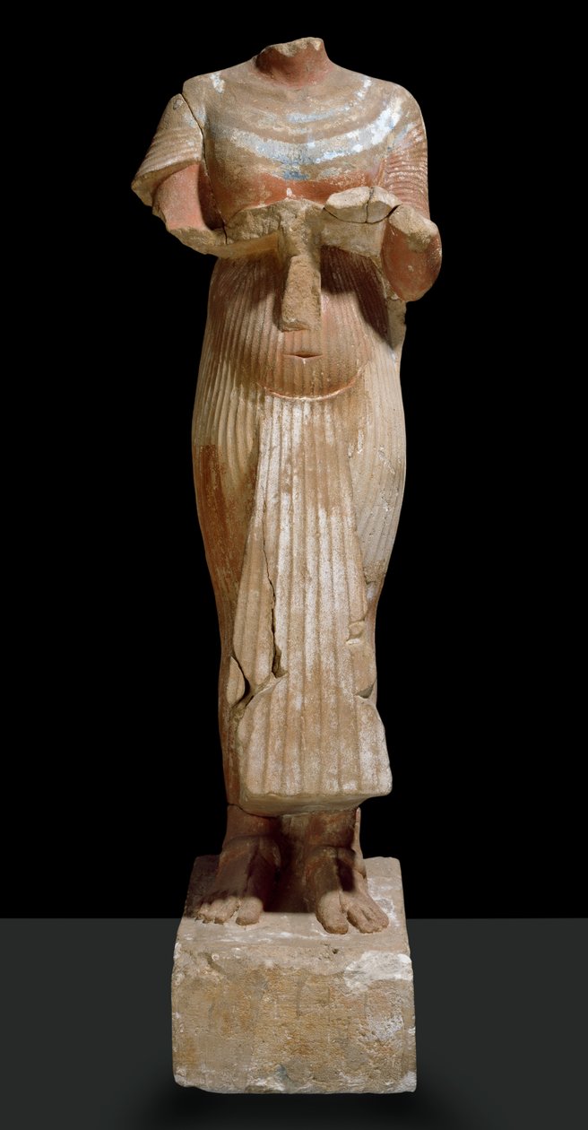 Statue von Echnaton, Ansicht von vorne von Egyptian 18th Dynasty