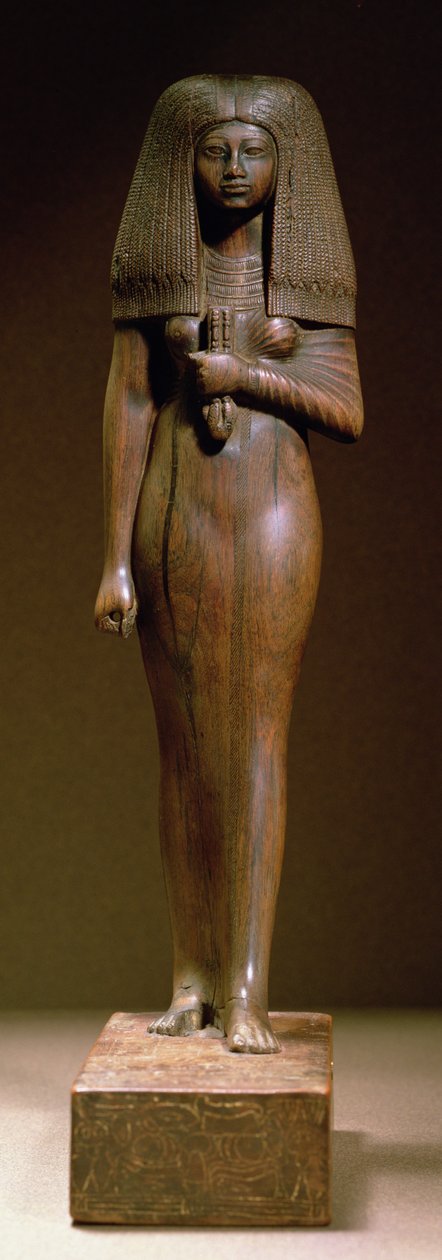 Statuette der Tuya, Leiterin des Harems von Min, Neues Reich von Egyptian 18th Dynasty