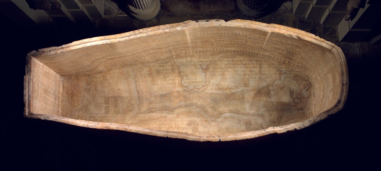 Der Sarkophag von Sethos I., ca. 1279 v. Chr. von Egyptian 19th Dynasty