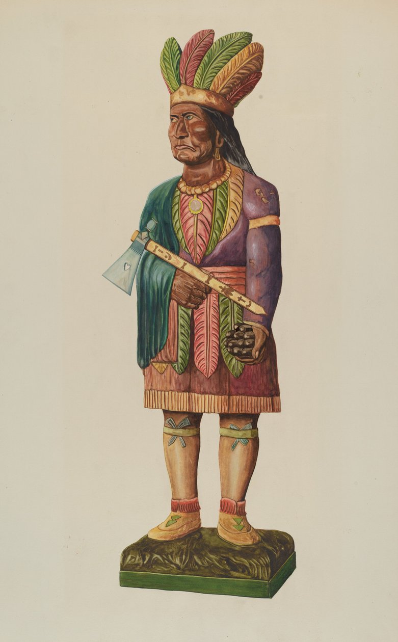 Zigarrenladen-Indianer von Einar Heiberg