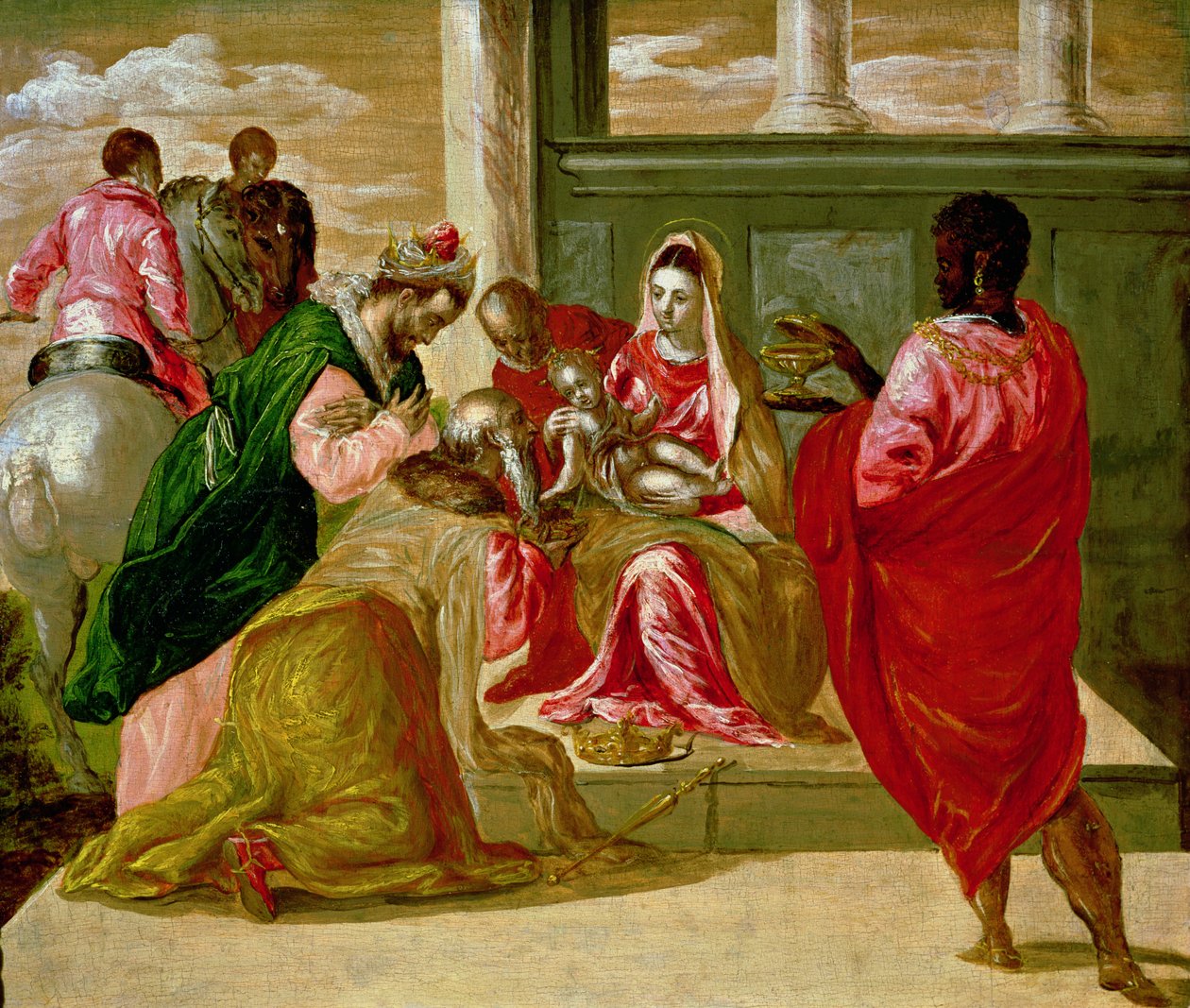 Die Anbetung der Könige, 1567-70 von El Greco