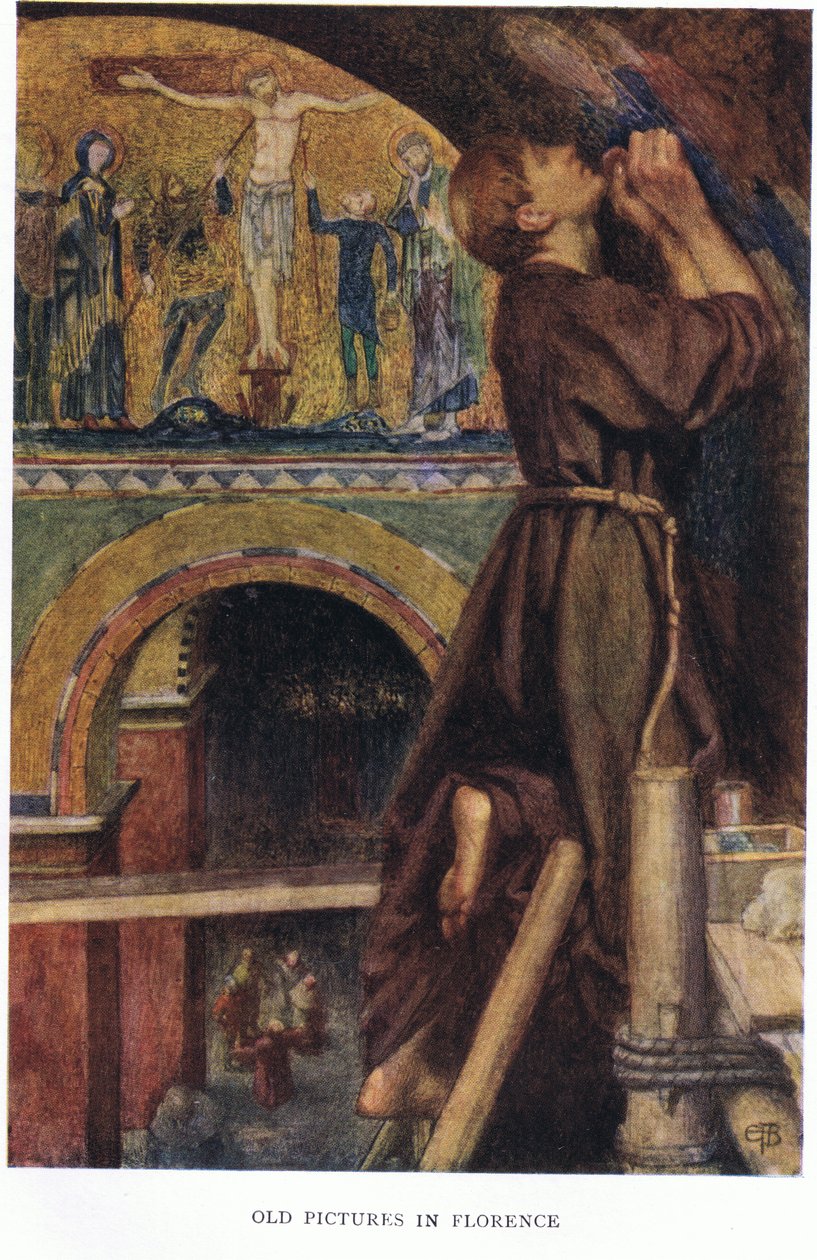 Alte Bilder in Florenz von Eleanor Fortescue Brickdale