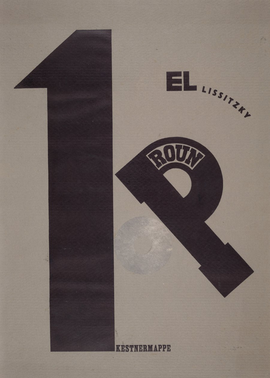 Umschlag von Eliezer Markowich Lissitzky