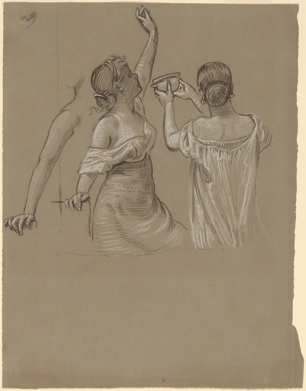 Dionysische Feiernde von Elihu Vedder