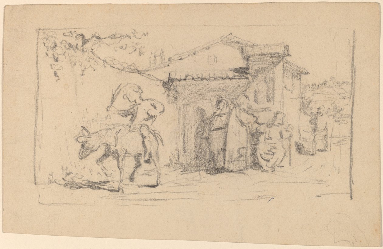 Sohn und Esel von Elihu Vedder