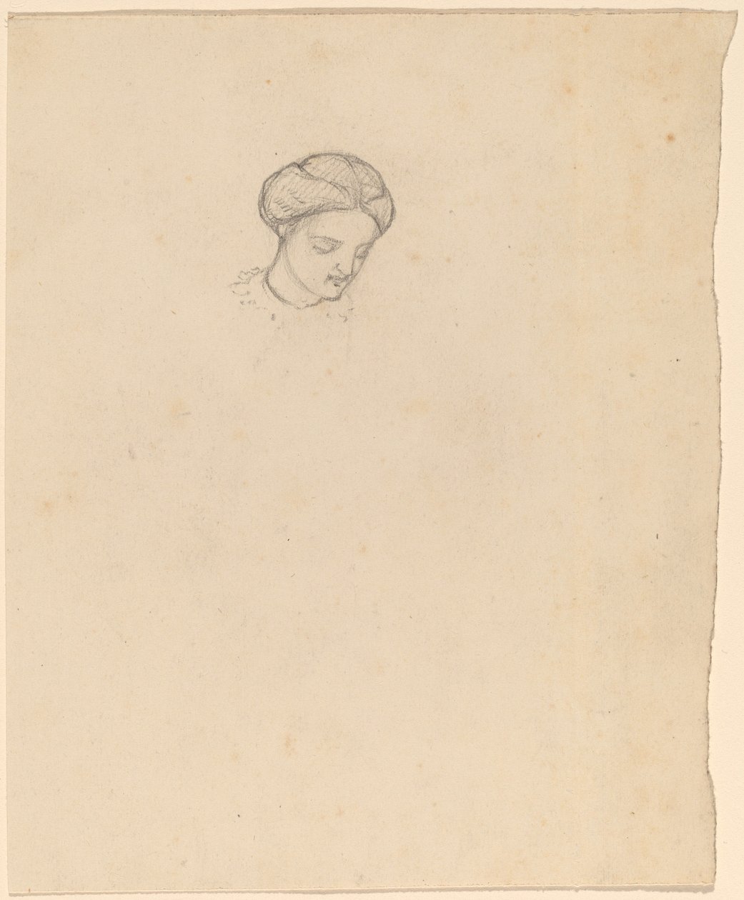 Studie eines Mädchens von Elihu Vedder