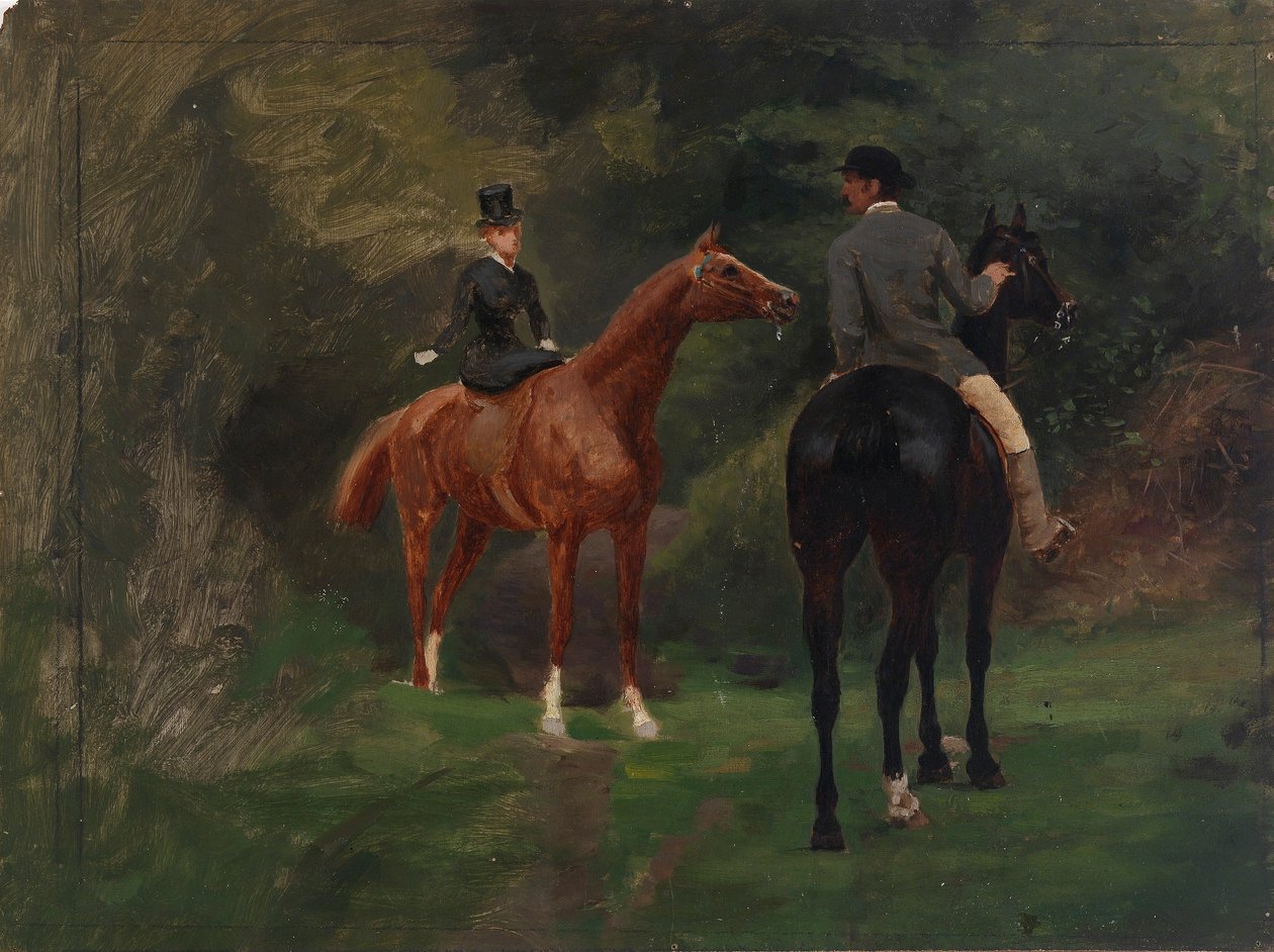 Figuren zu Pferd von Eliphalet Fraser Andrews