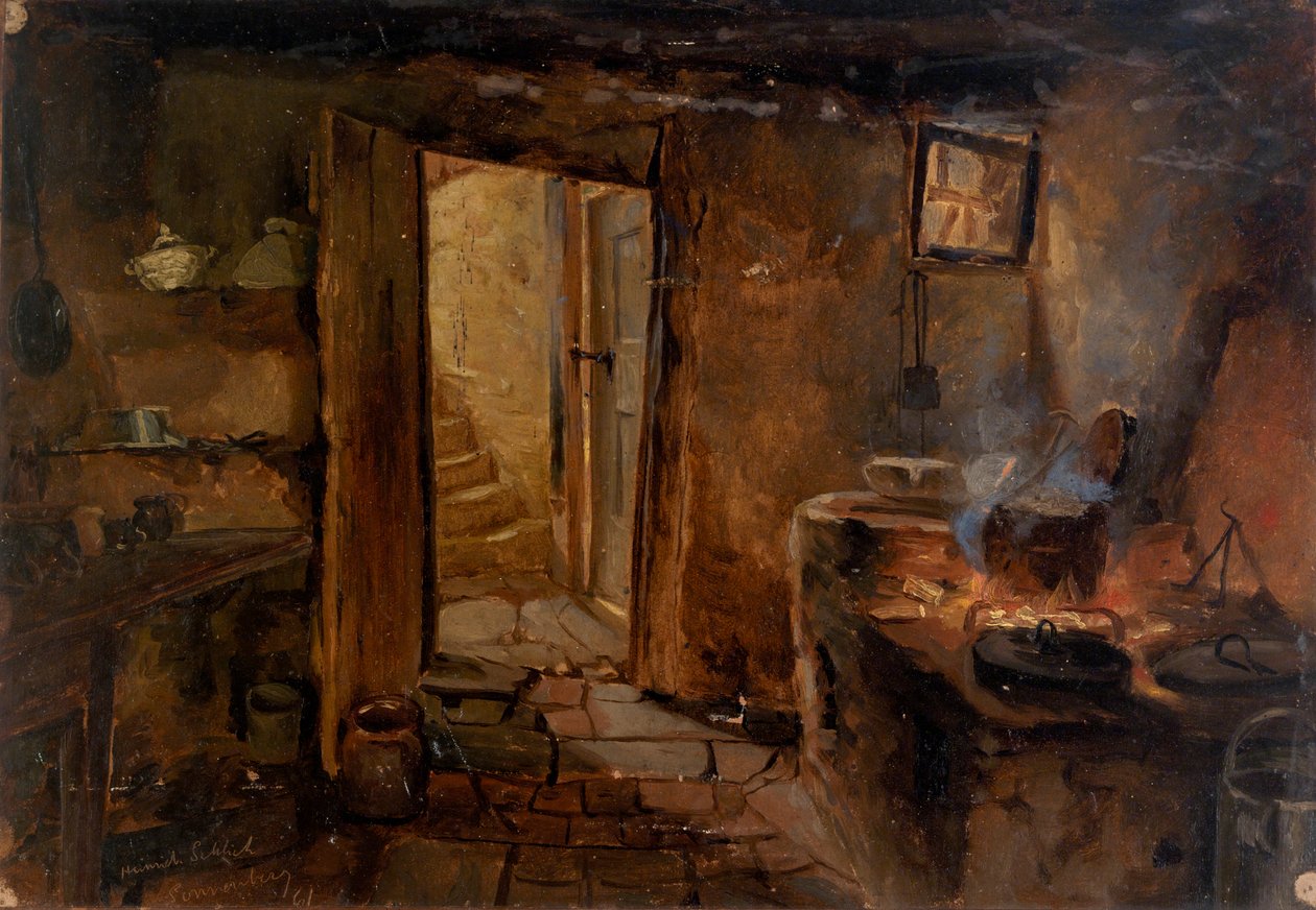 Innenansicht einer Küche von Eliphalet Frazer Andrews