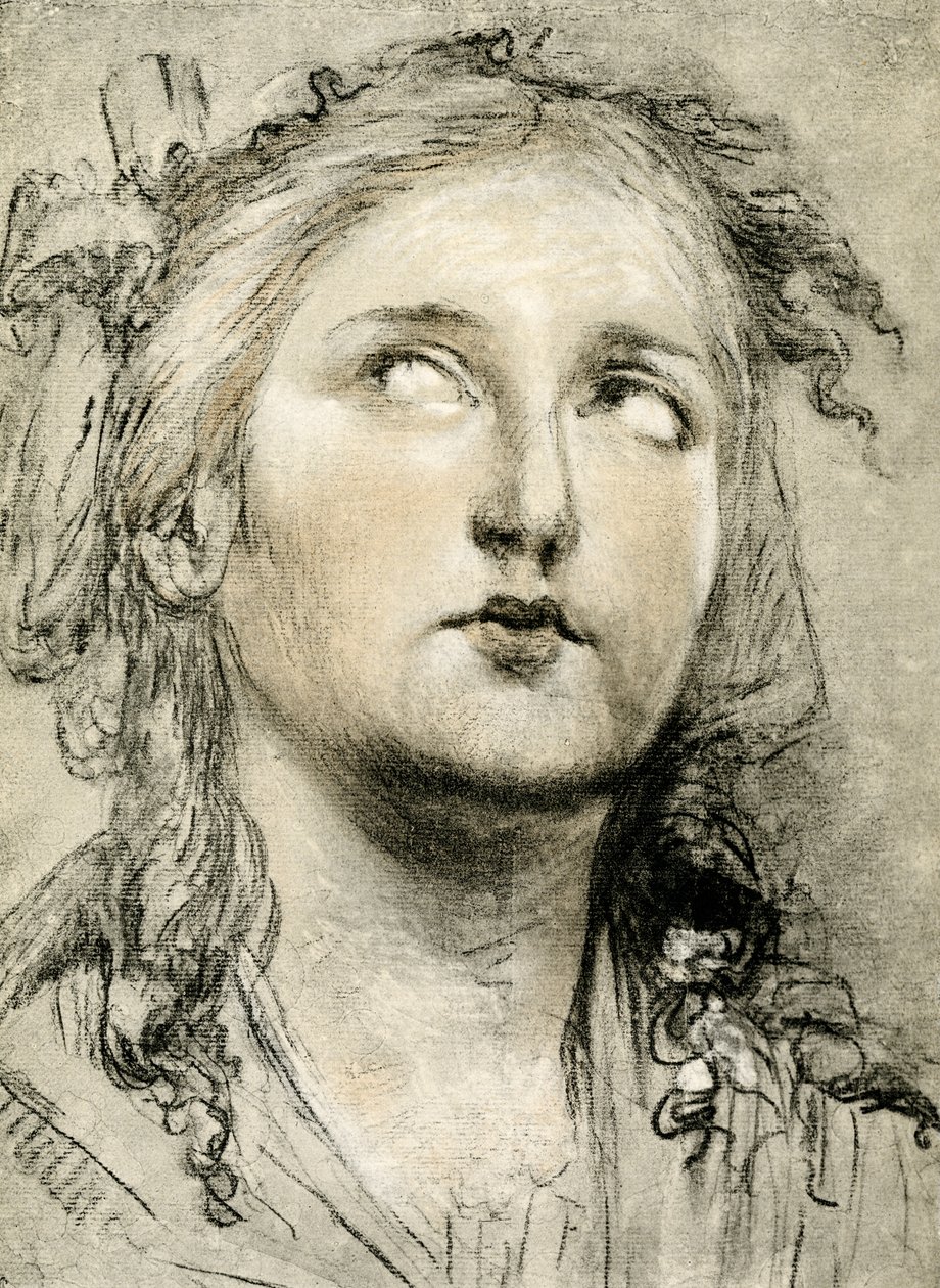 Kopfstudie eines Mädchens von Elisabeth Louise Vigee Lebrun