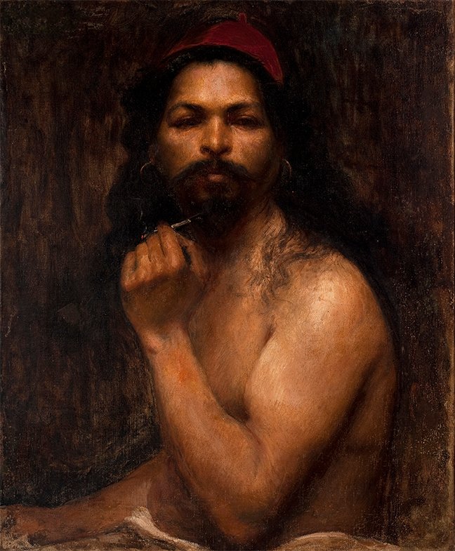 Mann mit roter Kappe von Eliseu Visconti