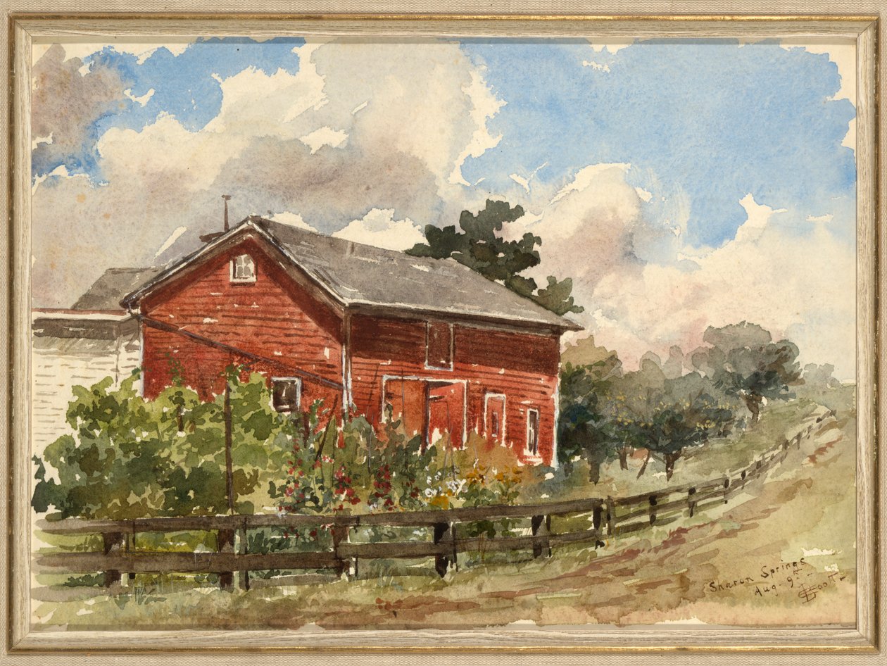 Sharon Springs, 1883 von Elizabeth Boott Duveneck