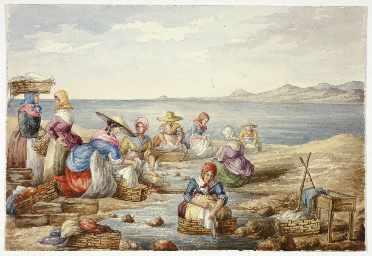 Wäscherin in Nizza von Elizabeth Murray
