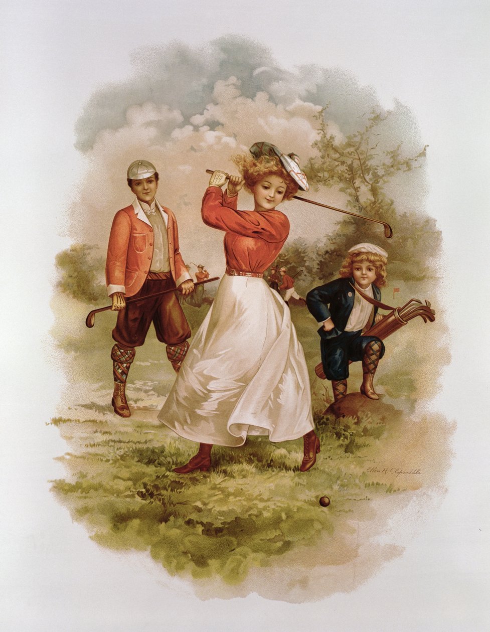 Golfen von Ellen Hattie Clapsaddle