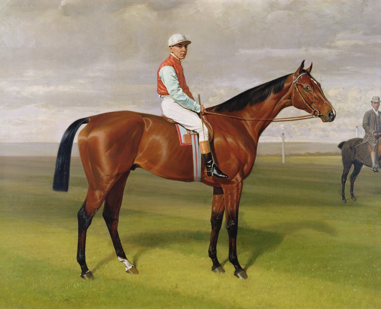 Isinglass, Gewinner des Derbys 1893 (Detail) von Emil Adam