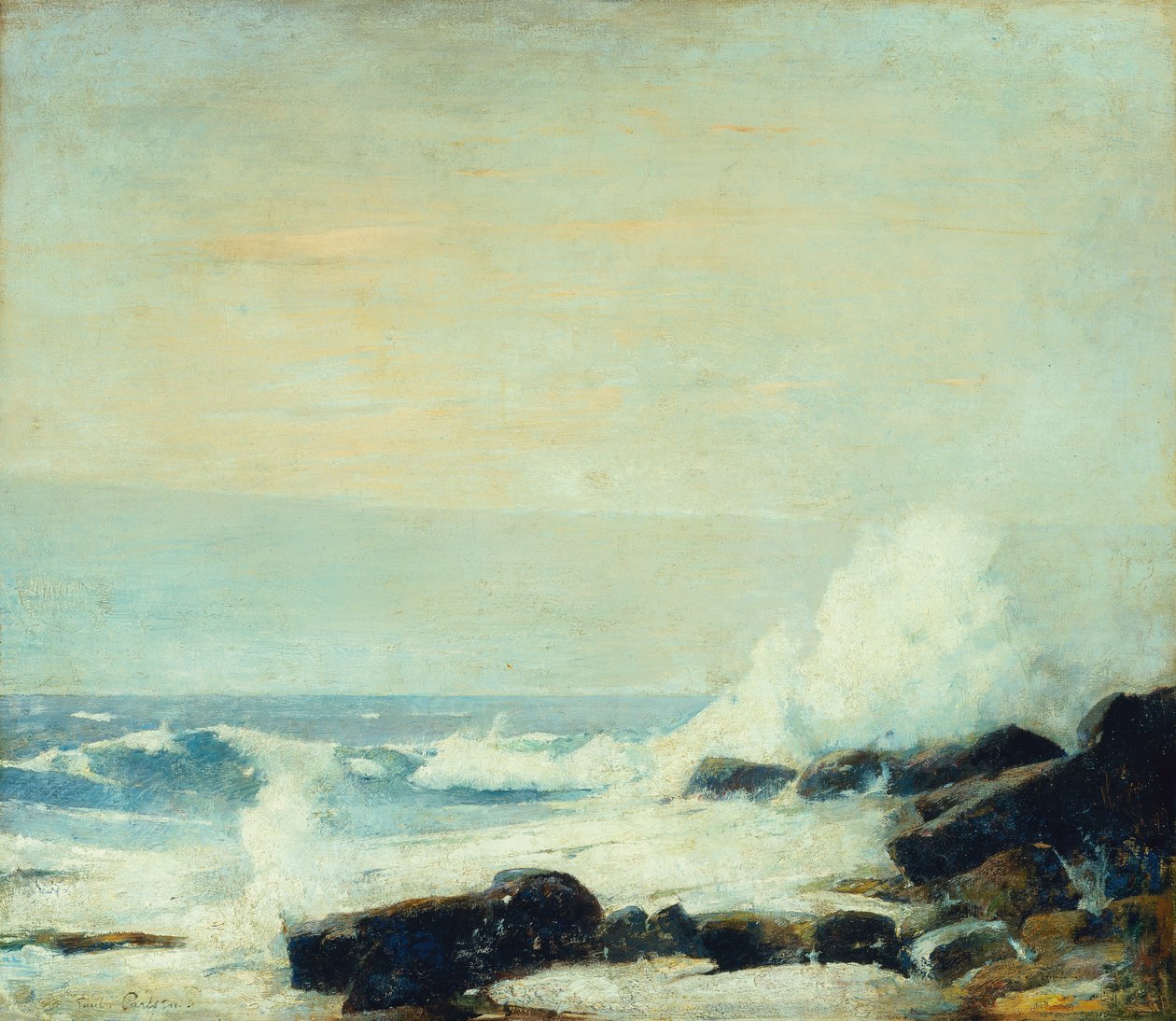 Das majestätische Meer, ca. 1907 von Emil Carlsen