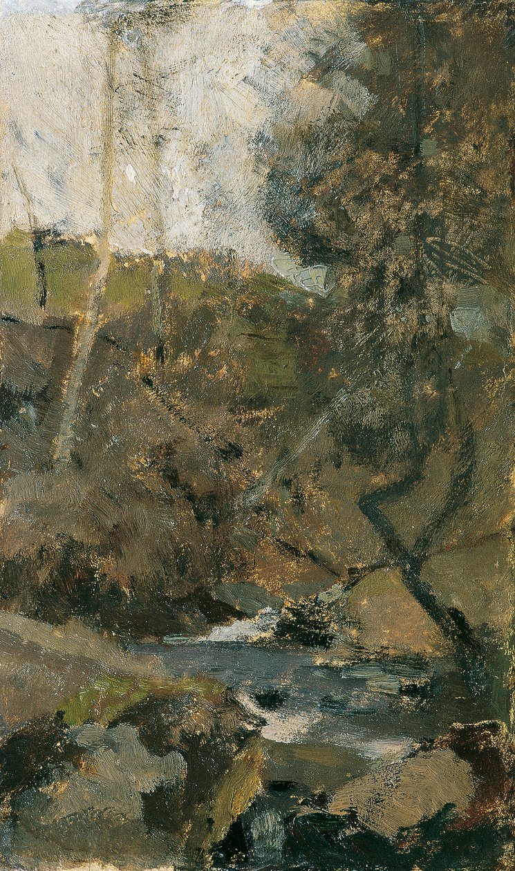 Bach im Wienerwald von Emil Jakob Schindler
