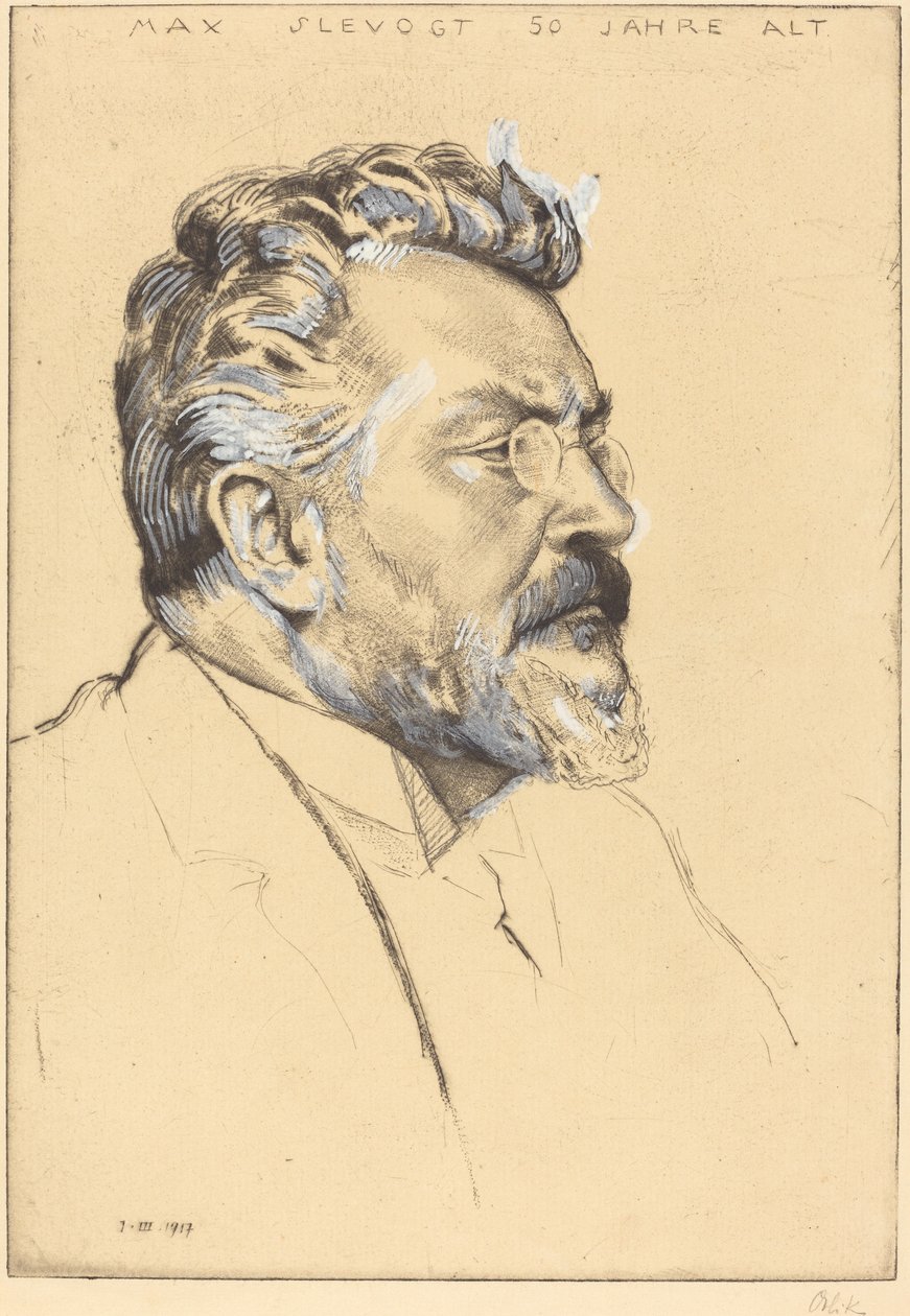 Max Slevogt von Emil Orlik
