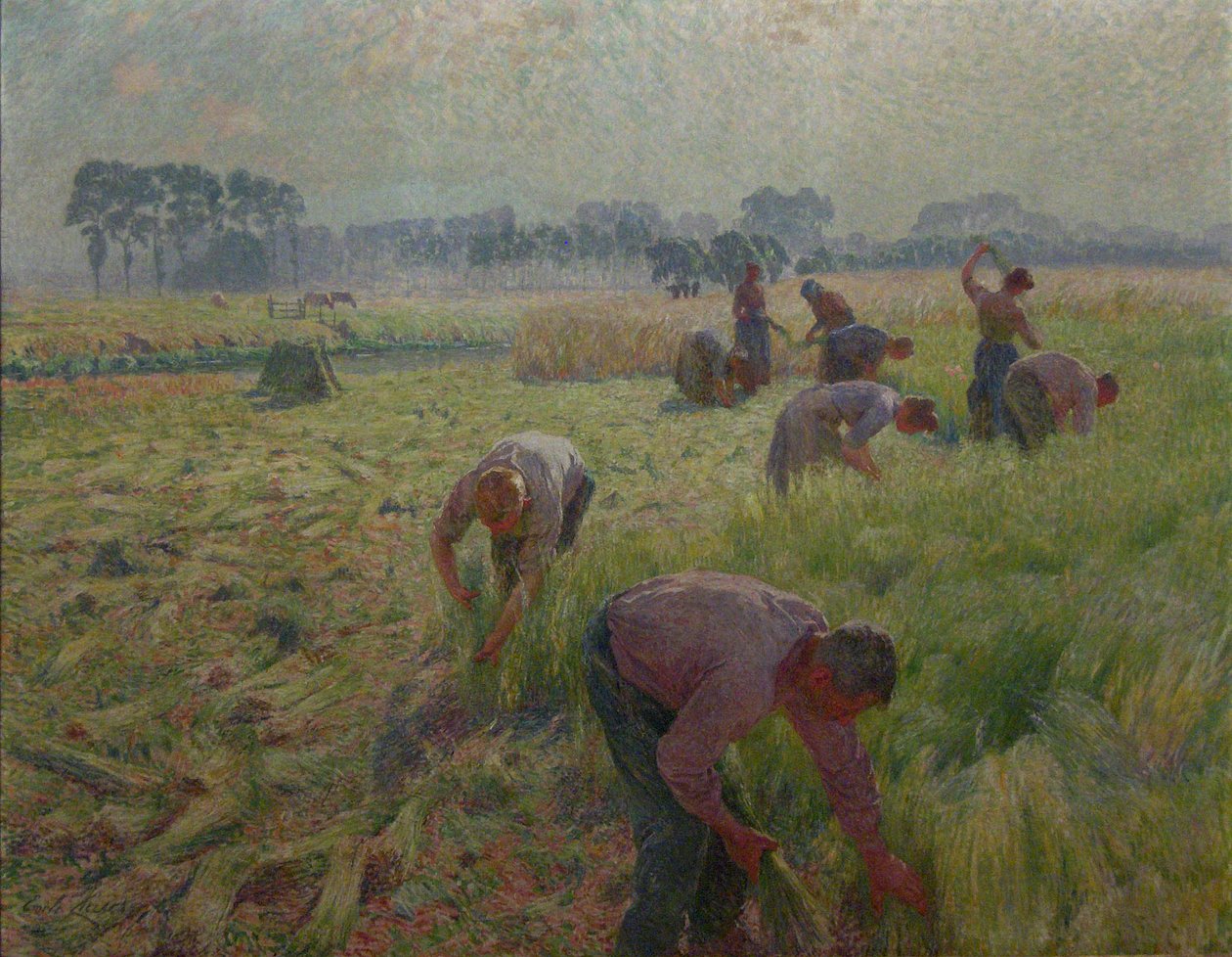 Flachsernte von Emile Claus