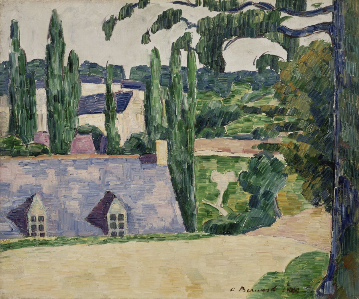 Landschaft bei Pont-Aven, 1889 von Emile Bernard