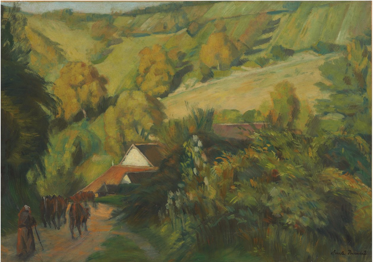 Der Abstieg nach Molosmes von Emile Bernard