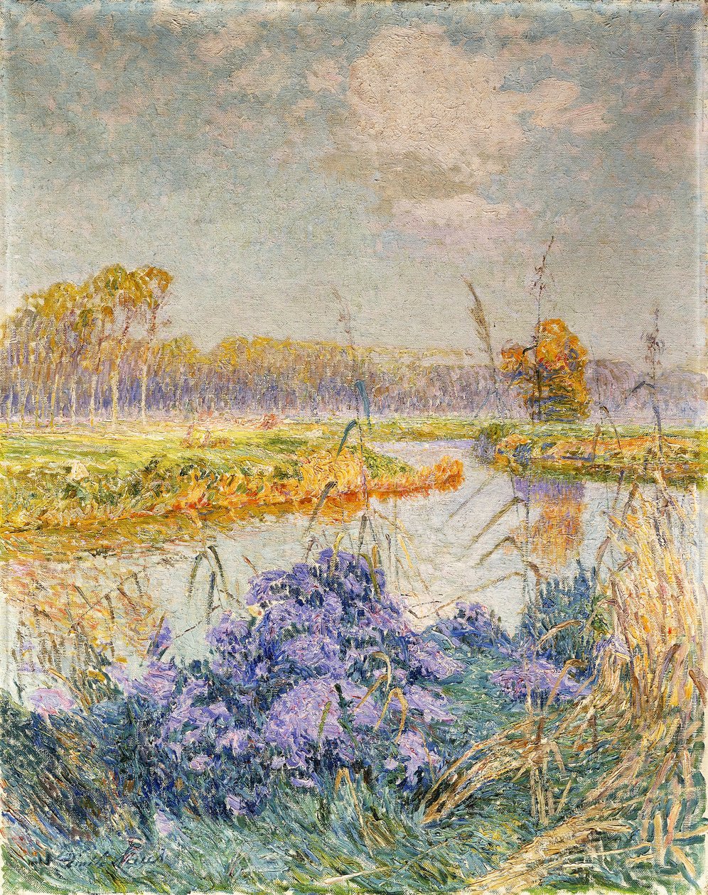 La Lys - De Leie, um 1902 von Emile Claus