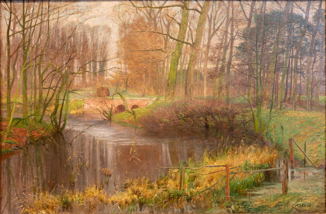 Der Garten von Ooidonk von Emile Claus