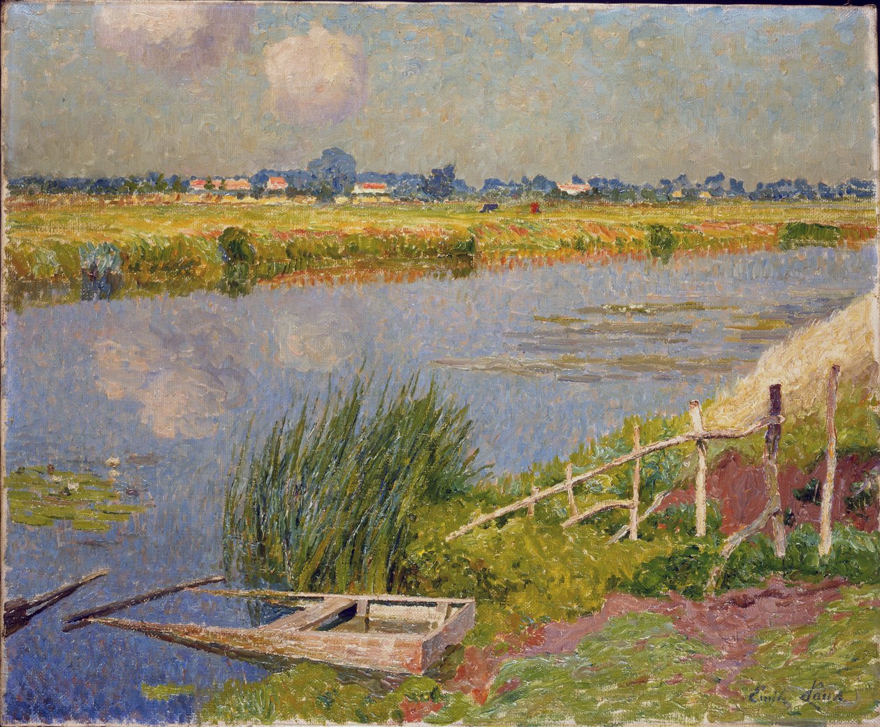 Die Lilienbänke, 1912 von Emile Claus