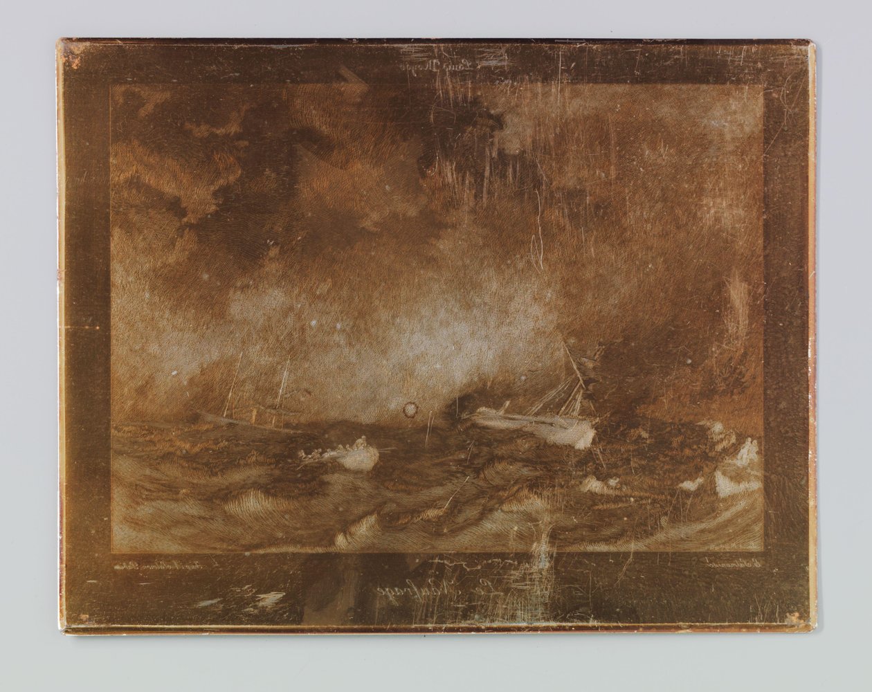 Schiffswrack von Emile Frédéric Salmon (signed by artist)