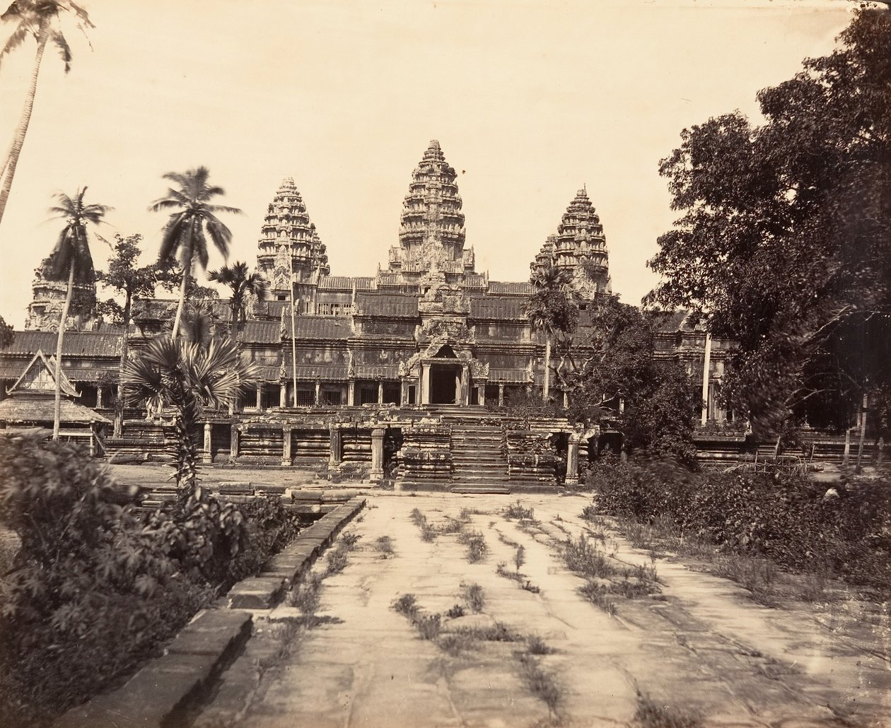 Westfassade der Großen Pagode, 1866 von Emile Gsell