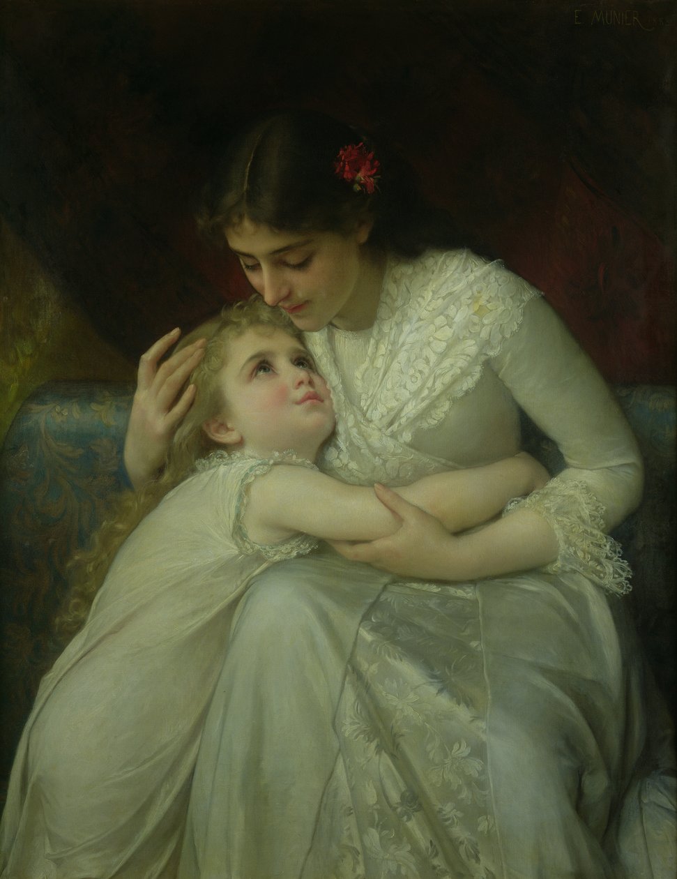 Mutter und Kind von Emile Munier