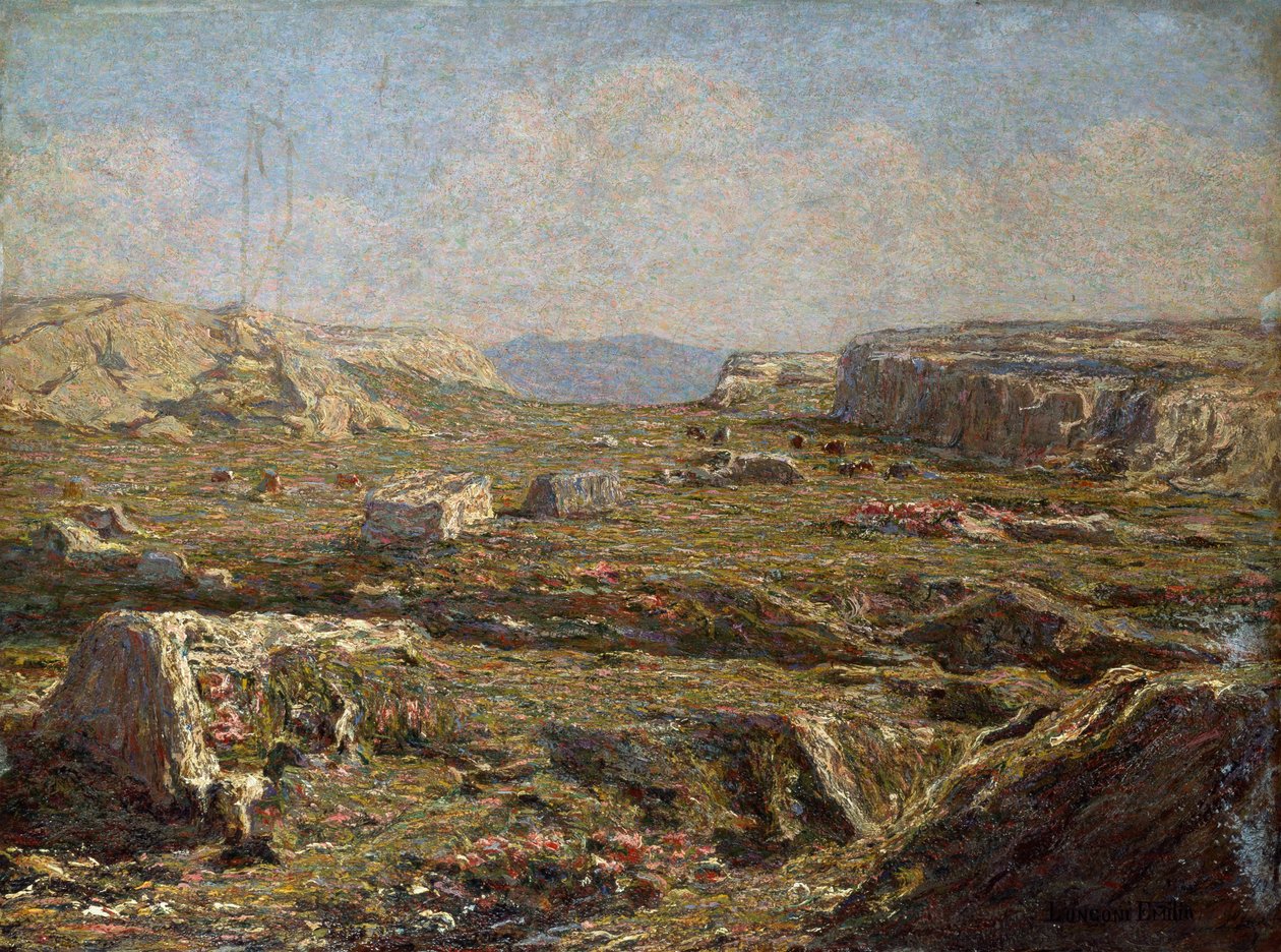 Felsige Landschaft von Emilio Longoni