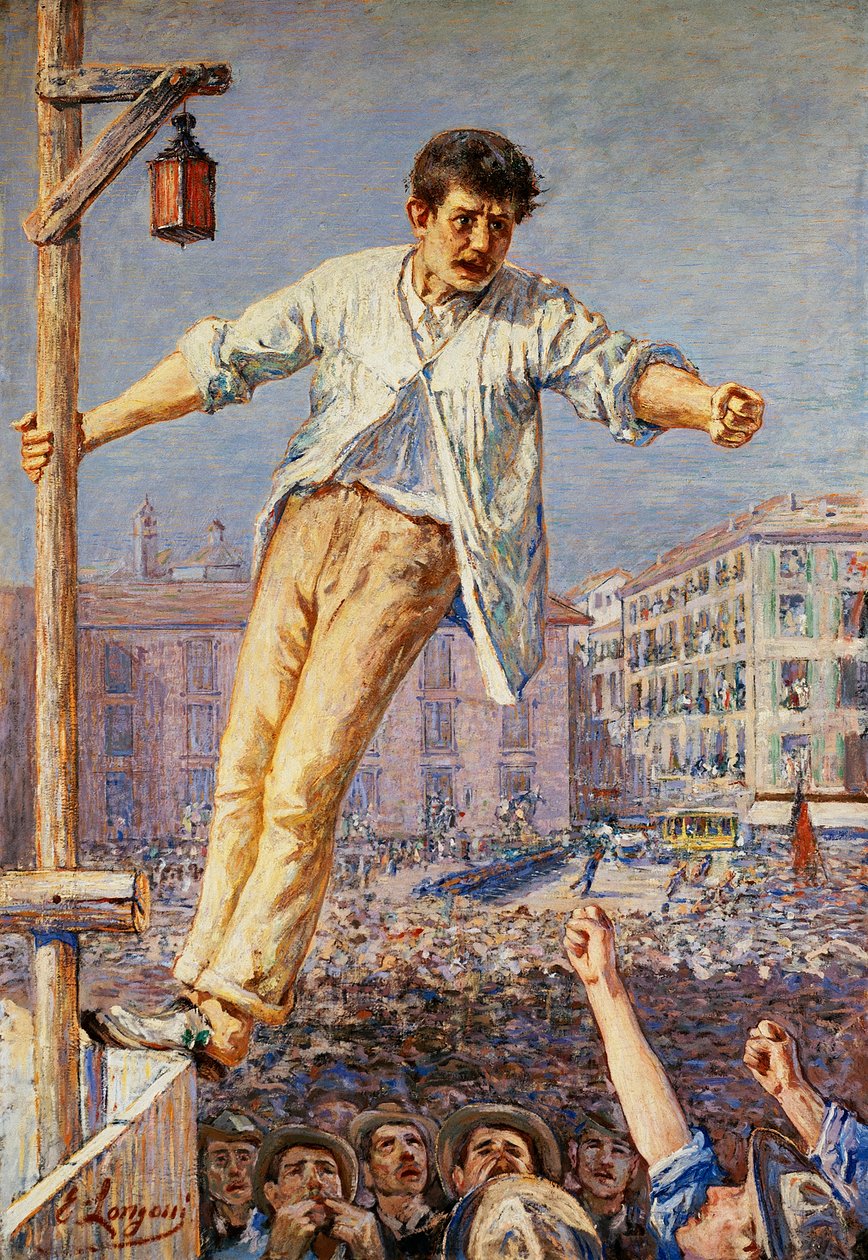 Streiksprecher von Emilio Longoni