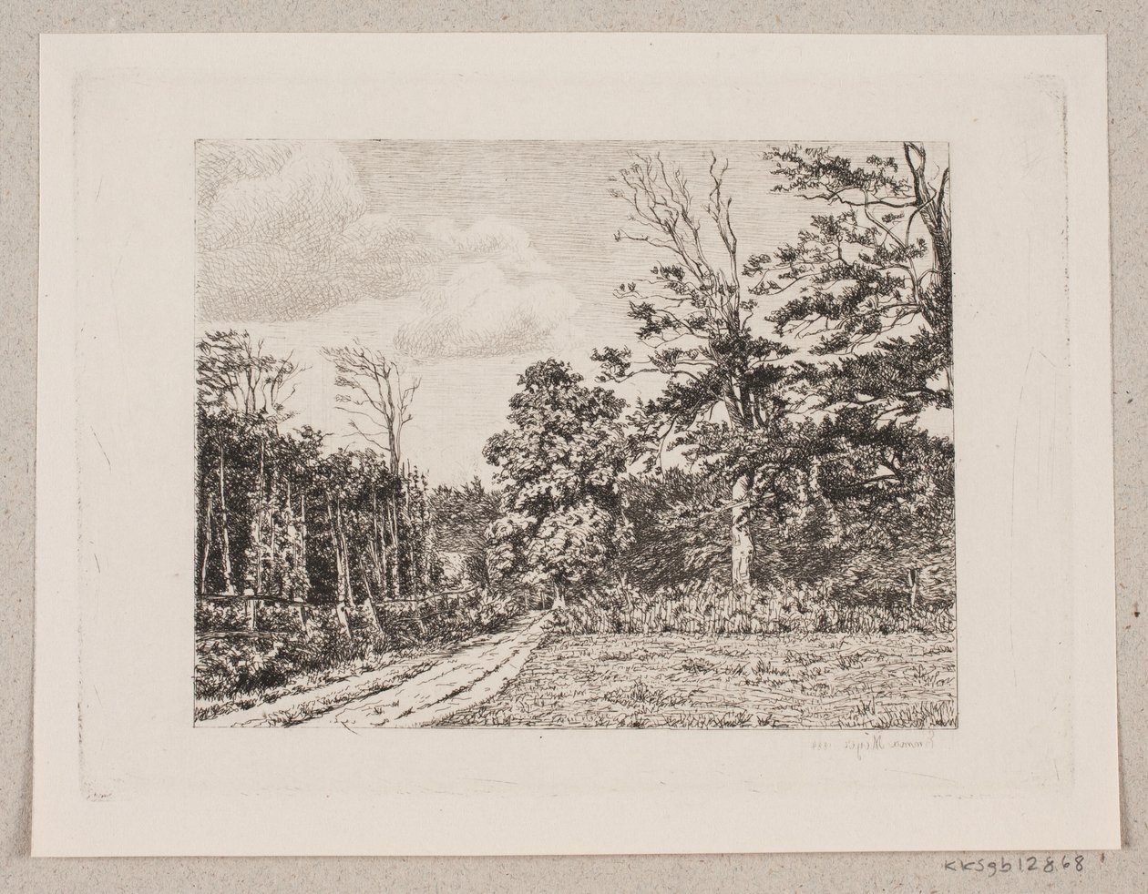 Waldpartie von Emma Meyer