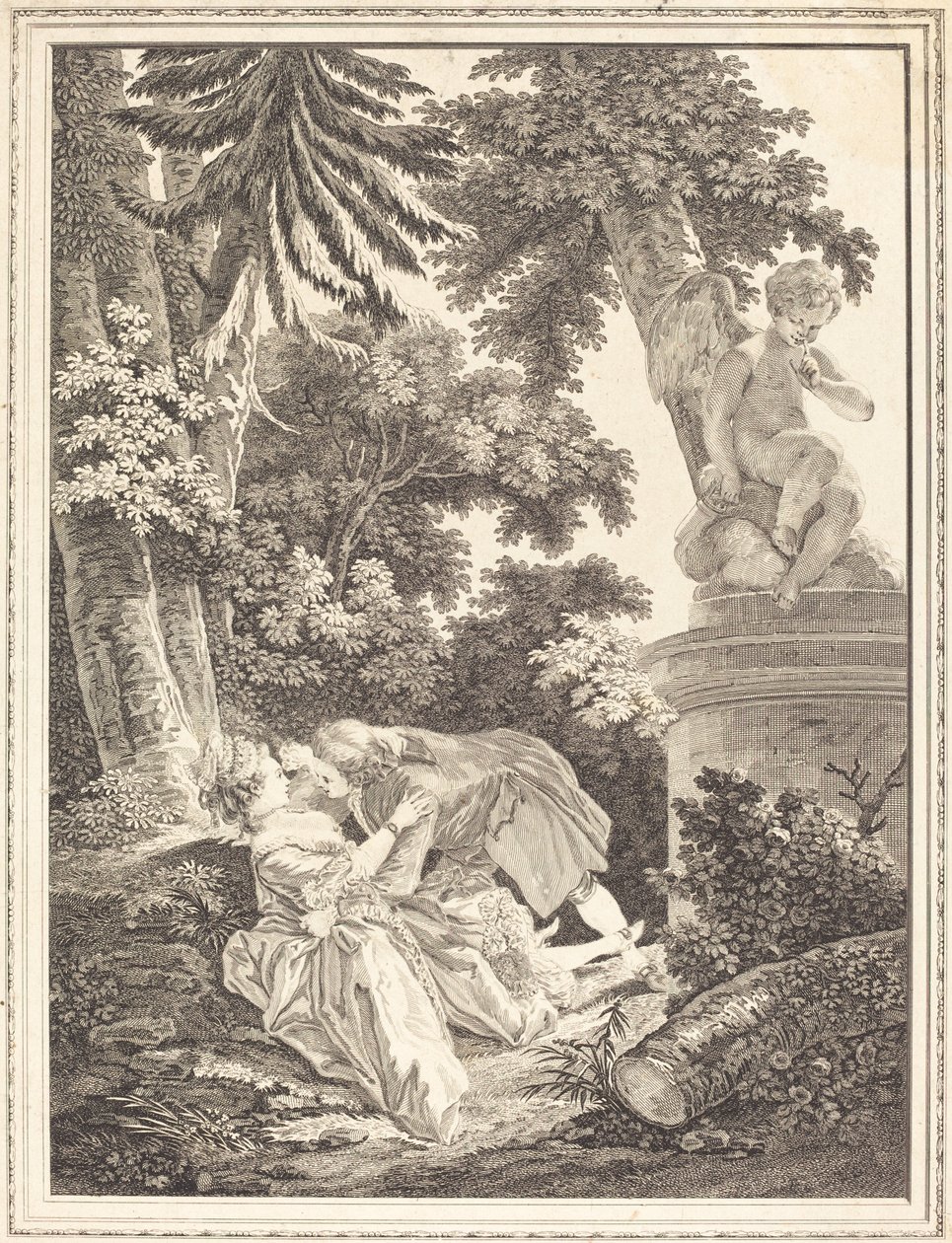 Die Nacht von Emmanuel Jean Nepomucène de Ghendt after Pierre Antoine Baudouin