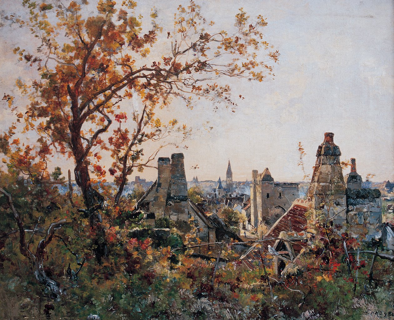 Beaulieu-lès-Loches, Oktober 1886 von Emmanuel Lansyer