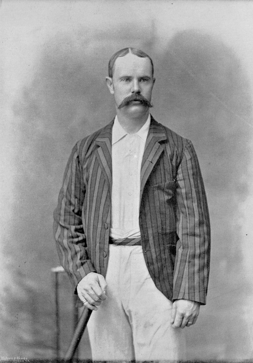 Alick Bannerman, aus Berühmte Kricketspieler und Kricketplätze, veröffentlicht von Hudson und Kearns, 1895 von English Photographer