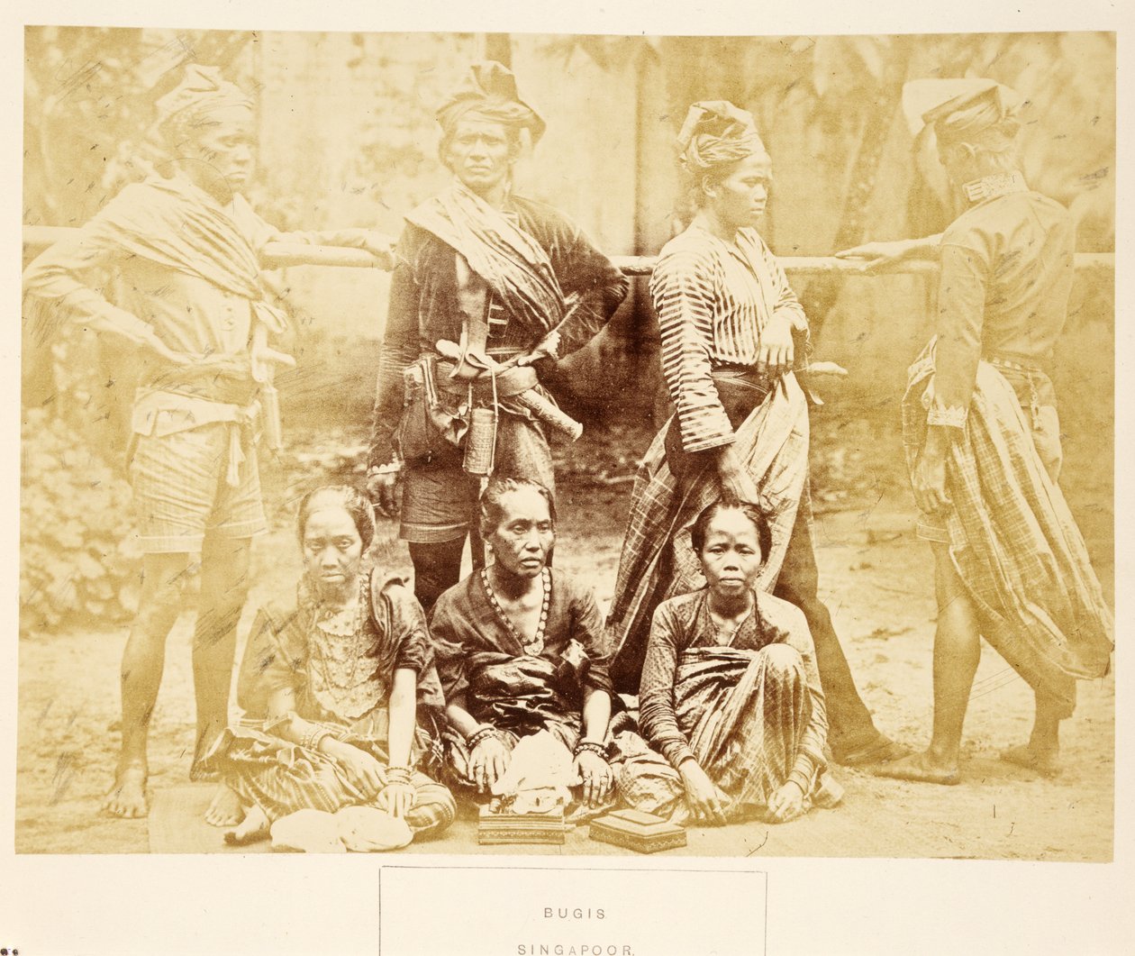 Bugis, Singapur, aus Die Völker Indiens, von J. Forbes Watson, veröffentlicht 1868 von English Photographer