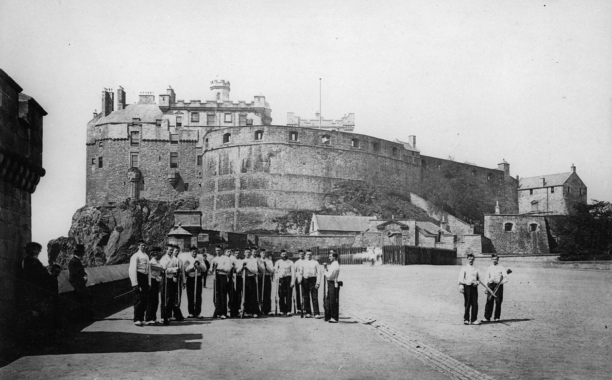 Edinburgh Castle - Der Innenhof von English Photographer