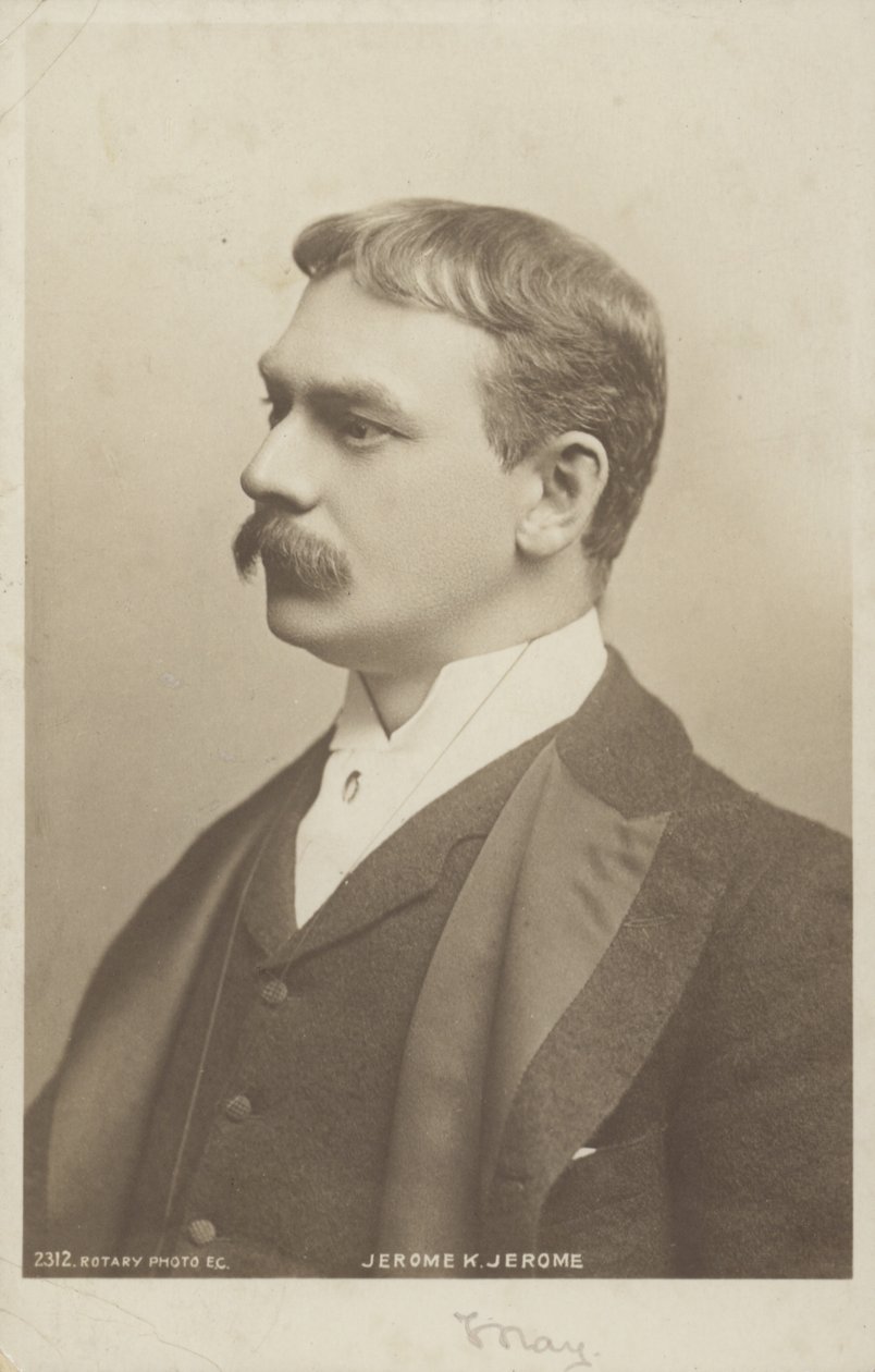 Jerome K Jerome (1859-1927), englischer Autor von English Photographer