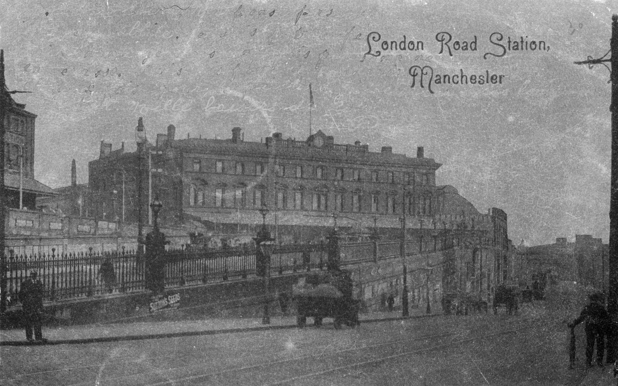 London Road Station, Manchester, ca. 1910 von English Photographer