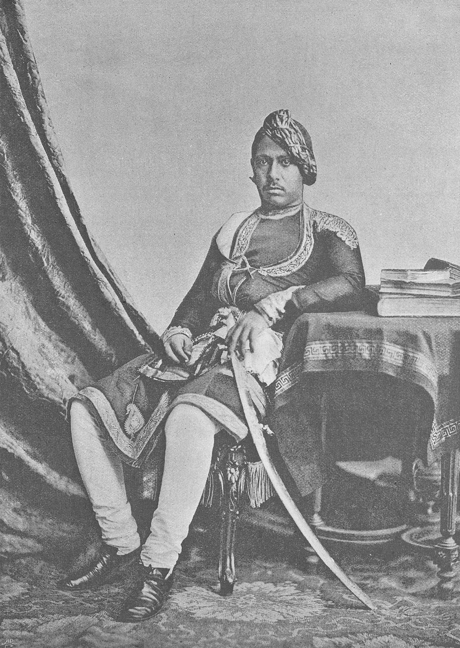 Maharaja Jashwant Singh von Bharatpur von English Photographer