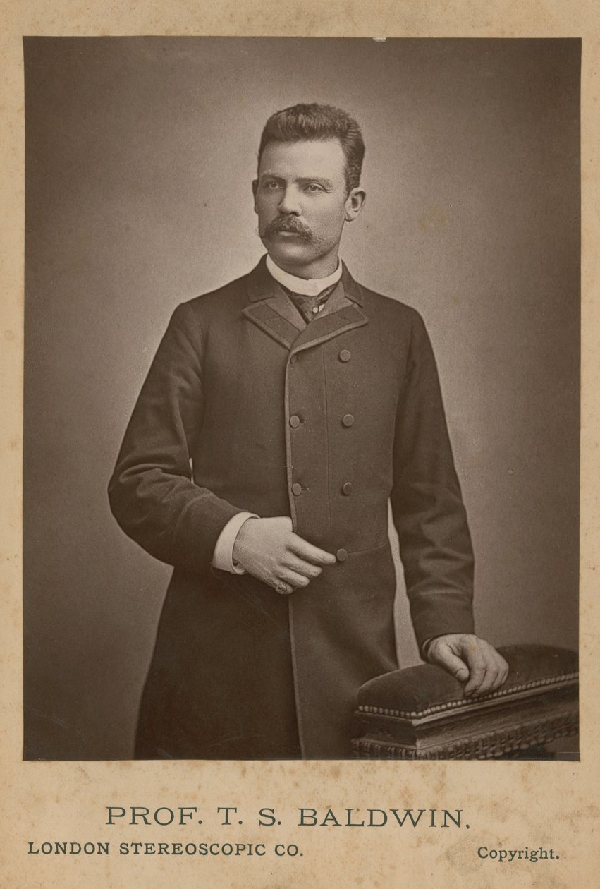 Porträt von Professor Thomas Scott Baldwin von English Photographer