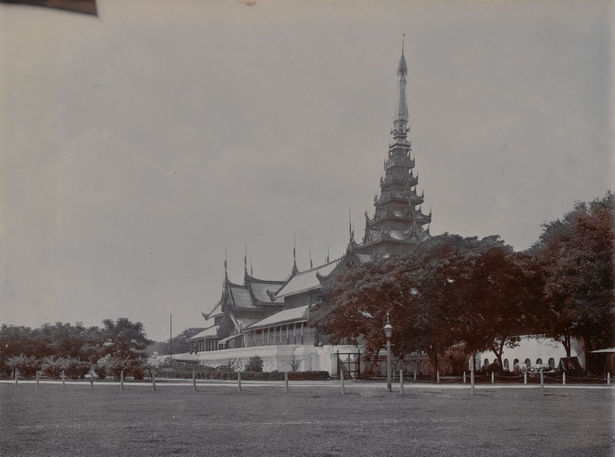 Pyit-that, Palast von Mandalay, Burma, 1906 von English Photographer