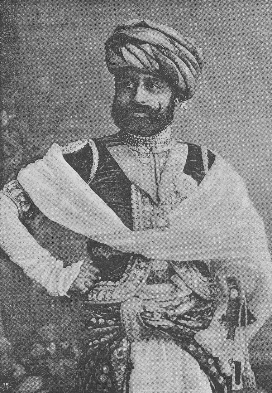 Thakore Sahib Waghji II Rawaji von English Photographer